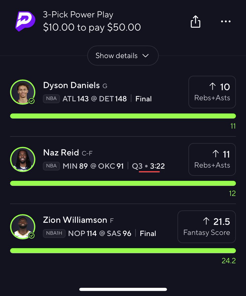 tiagosnsites's tweet photo. I’m cashing, you cashing shid we cashing who ever ain’t cashing need to fucc wit the squad preciate the extra cash @1PropPlug 🥂 added to my cashed slips #moneyteam #banesquad #tiagosnsites https://t.co/4y2JIMODYk