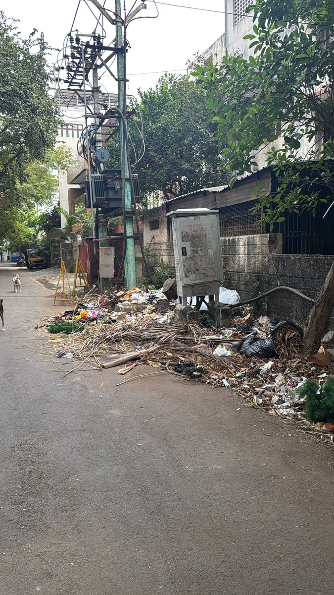 sherlockgoms's tweet photo. @chennaicorp It’s been years since the lane that we live in has had a regular sweeper who actually sweeps. We do have one who comes asking for money quite often. How about assigning one who works too? Multiple complaints regarding this via the app only ends up in useless visits. https://t.co/kf8Hoi0C1X