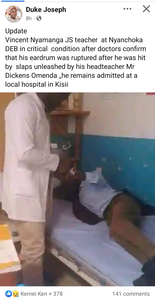 <a href="/TSC_KE/">TSC</a> ,when we complain you always turn a deaf ear . Enough is Enough!!! . The rate at which HOIs are mistreating JSS confirmed teachers is very alarming. Huyu alipigwa mbele ya wanafunzi wake, why are they hating this much?  
#JusticeforVincent
#TreatMogulswithrespect