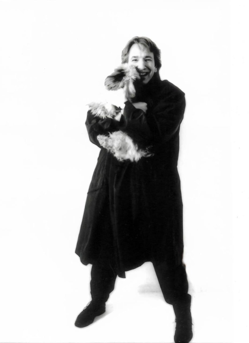 LDCMorandeira's tweet photo. #21DaysofAlanRickman 17/21. Favorite Silly Alan Photo - I just love him in every single one of them ❤️😫🥰 https://t.co/W5Nglph6yN
