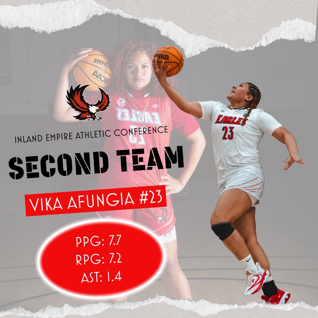 Congratulations to these lady eagles! These 4 have made a huge impact on this program!

1st Team All Conference: 
Drasoni Kyles
Laisha Lazu
Princess McCauley

2nd Team All Conference:
Vika Afungia