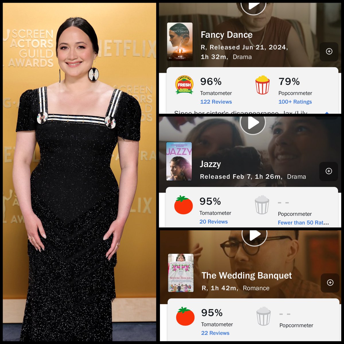 Quick shoutout to Lily Gladstone who is the perfect example of how important mainstream awards can be not just for an actor's career but also for quality indie filmmaking.

Now her name alone can get promising indie films distribution &amp; sure helps with greenlights/funding, too.