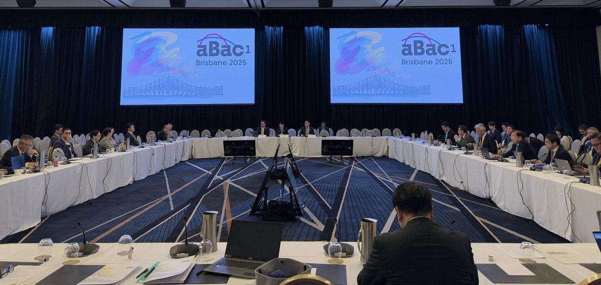 APECBiz's tweet image. ABAC 2025 created a new WG dedicated to bio and healthcare, recognizing the challenges that aging population, rising healthcare costs, and inequities in accessing medical services. ABAC Korea’s Kyu Ho Lee presides over its first meeting to begin discussion in implementing its…