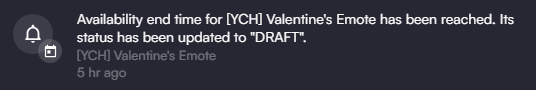 Thanks to everyone who decided to buy YCH Valentine's Emote! I'm glad I could bring joy to people with these emotes! 🫶
