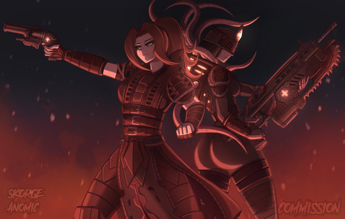 SkorgeAnonimo's tweet photo. Comisión de Gears of war que hice para mí panita @ElenaOoal de nuestras Ocs, Elena y Hrëbel 🔥🔥🔥✨ 

#GearsofWar #gearsofwar2 #GearsofwarEday #gearsofwarfanart #GearsofWarOcs #Commission #commissionart https://t.co/B7loDjE7fT