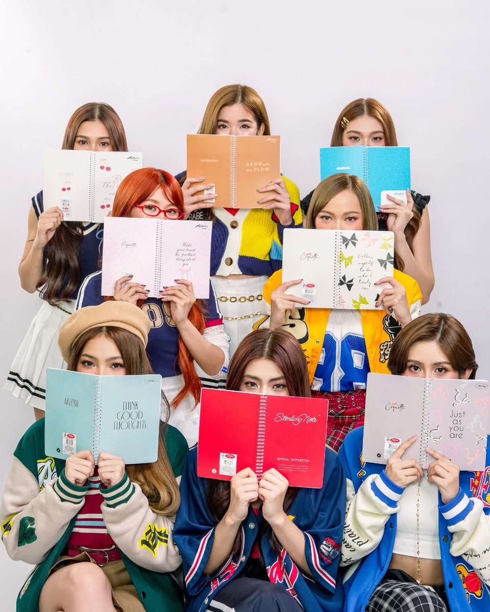 binissante's tweet photo. BINI X STERLING! 🔜📒🌸 https://t.co/VWsFm5QHUz