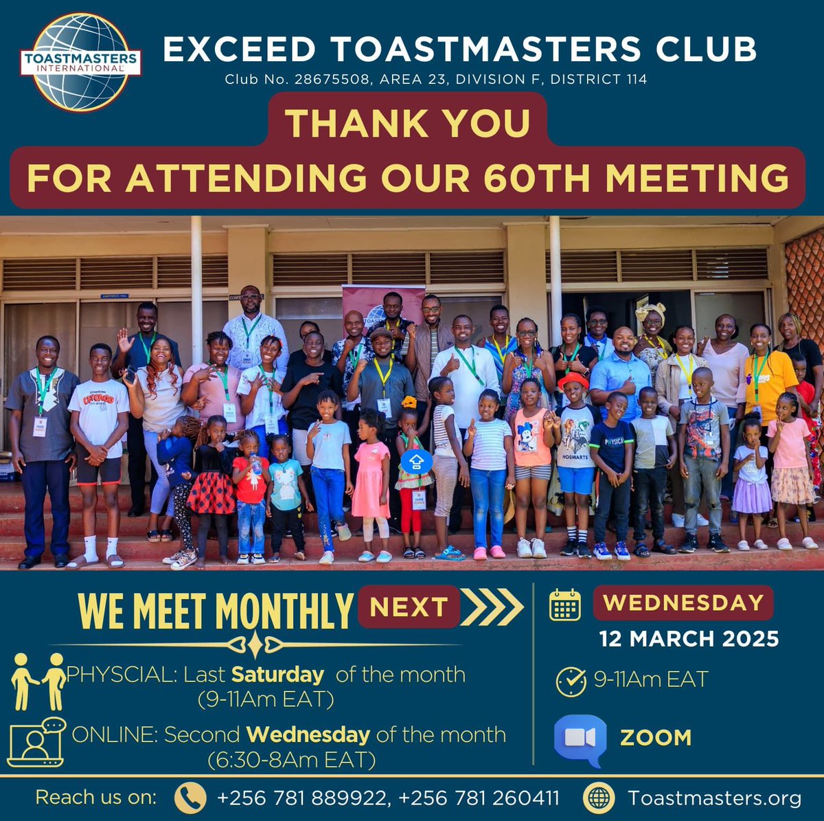 Exceed Toastmasters introduced a kids session as the main meeting was ongoing the kids had their session as well. 

Kudos to Exceed TMC!