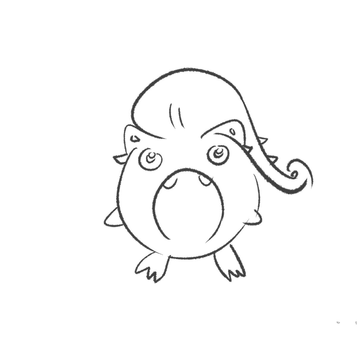 Tama56_oekaki's tweet image. あっという間鬼プリンパイセン。
#ポケモンイラスト #サケブシッポ #Screamtail