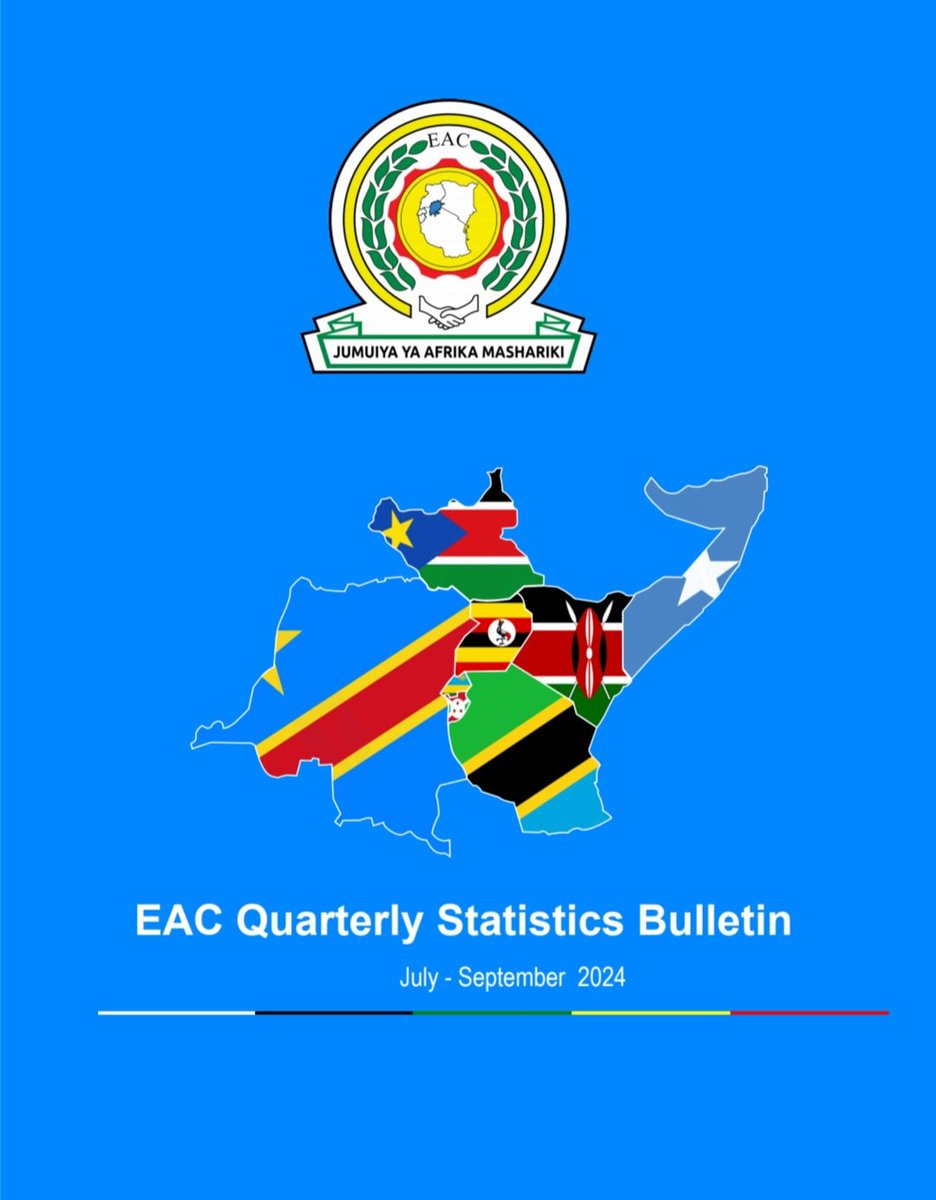 East African Community (@jumuiya) on Twitter photo 🌿 Get the latest on the EAC Quarterly Statistics Bulletin , July- September 2024.
Link:eac.opendataforafrica.org/ihrbbkg/statis…
<a href="/SGNduva/">Veronica M. Nduva, CBS</a> <a href="/EACJCourt/">East African Court of Justice</a> <a href="/EA_Bunge/">EALA</a> 🌿 Get the latest on the EAC Quarterly Statistics Bulletin , July- September 2024.
Link:eac.opendataforafrica.org/ihrbbkg/statis…
<a href="/SGNduva/">Veronica M. Nduva, CBS</a> <a href="/EACJCourt/">East African Court of Justice</a> <a href="/EA_Bunge/">EALA</a>
