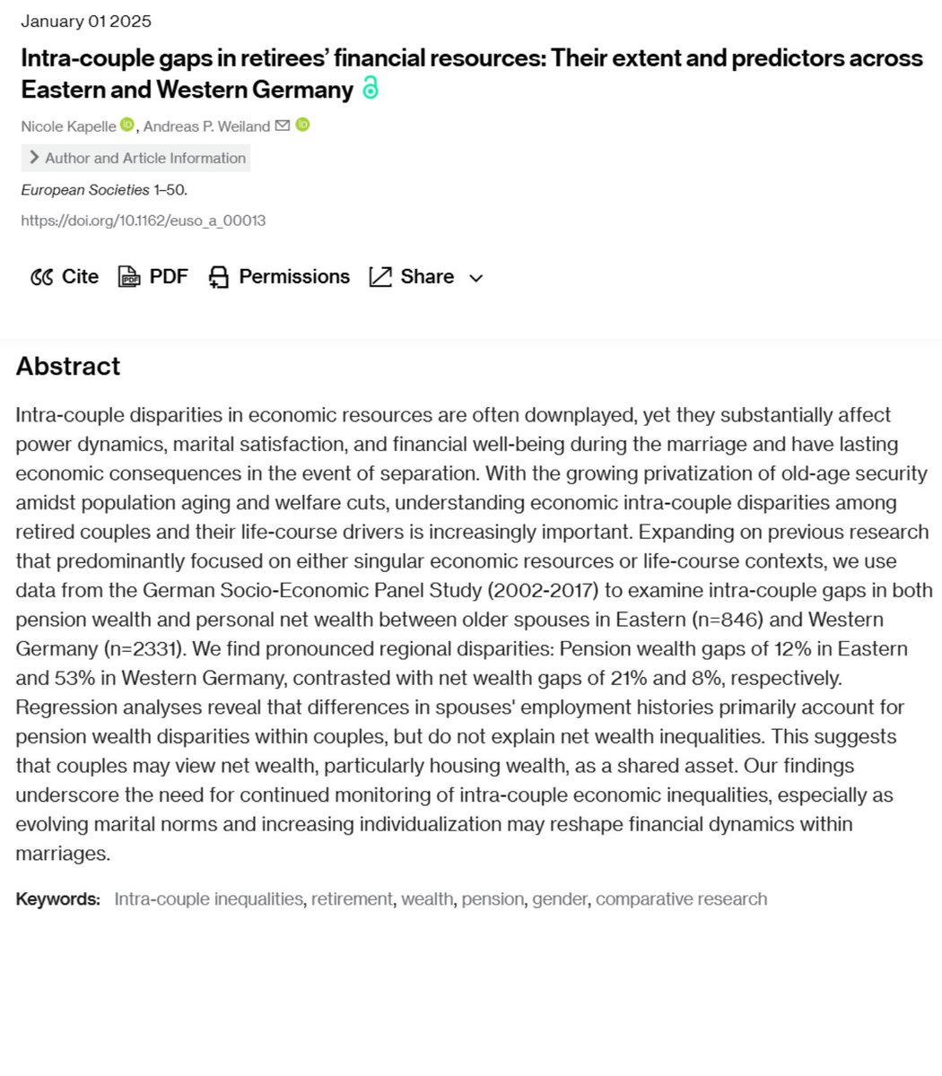 TCD Sociology (@tcdsociology) on Twitter photo ✨New Research ✨
Professor <a href="/NicoleKapelle/">Nicole Kapelle</a> has published a new paper in European Societies (<a href="/mitpress/">The MIT Press @mitpress.bsky.social</a>) with Andreas Weiland.
Read the paper 👉 tinyurl.com/58jpb6nn
@TCD_SSP <a href="/TrinityResearch/">Trinity Research</a> ✨New Research ✨
Professor <a href="/NicoleKapelle/">Nicole Kapelle</a> has published a new paper in European Societies (<a href="/mitpress/">The MIT Press @mitpress.bsky.social</a>) with Andreas Weiland.
Read the paper 👉 tinyurl.com/58jpb6nn
@TCD_SSP <a href="/TrinityResearch/">Trinity Research</a>