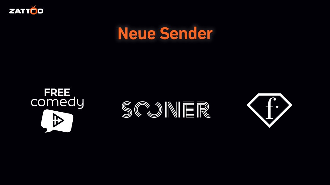 📢Mehr Vielfalt für Streaming-Fans! Wir erweitern unser Angebot um drei neue Themensender:

🎬 Sooner – Arthouse-Kino vom Feinsten
😂 Free Comedy – Nonstop Lachen mit Sitcoms &amp; Filmen
👗 Fashion TV Secrets – Glamour &amp; Mode 24/7

Jetzt reinschauen. Viel Spaß beim Streamen!