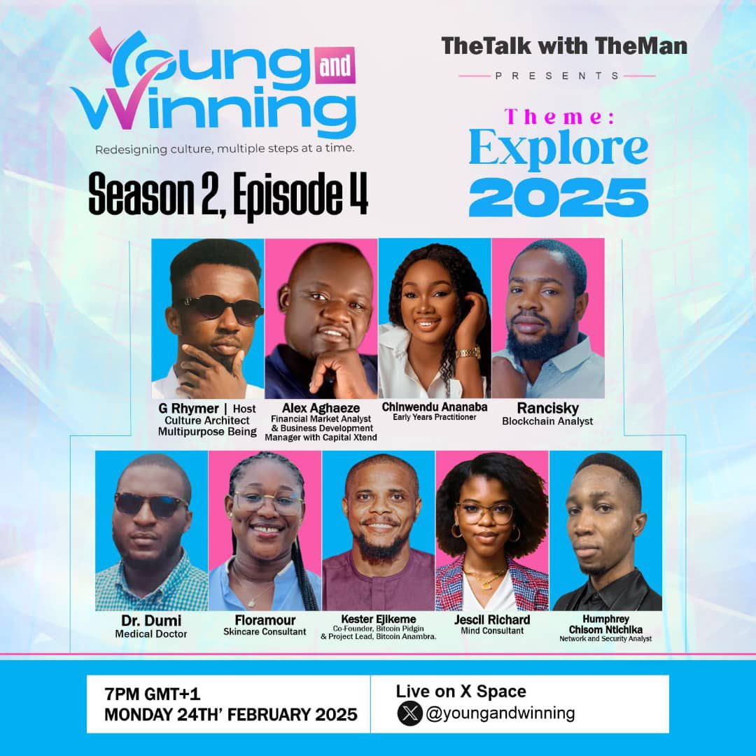 iamgospelrhymer's tweet photo. Hello everyone 😁

I want to specially invite you for the first edition of Young and Winning in 2025 with the theme "Explore 2025"

We are indeed going to explore the various opportunities in the different sectors we have. https://t.co/qCFzFLN8hO