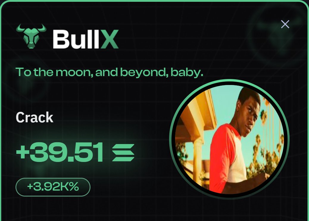 I'm sure I'm winning this war with the trenches.

$CRACK literally made me a profit on buying a new crack.

You want to trade? 5 $SOL for 20 followers in comments.

Just hit RT and Like. Drop ur wallet homie