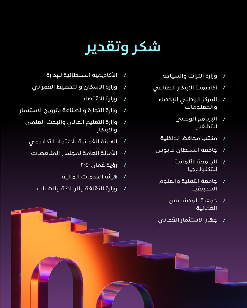 معًا في رحلة #إحياء_العمارة.. بدأنا معكم، ونُواصل بكم، في طريقٍ لا ينتهي، بشغفٍ متجدد، ورؤية طموحة، وعزمٍ متين.. لإحياء روح العمارة العُمانية.
شكرًا لكونكم جزءًا من الرحلة.. بحضوركم، وزيارتكم، وتفاعلكم.