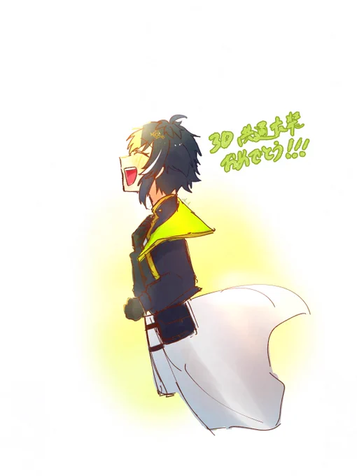 🦸‍♂️ショー後の🐺💡さんと共通衣装おめでとう💡さん 
