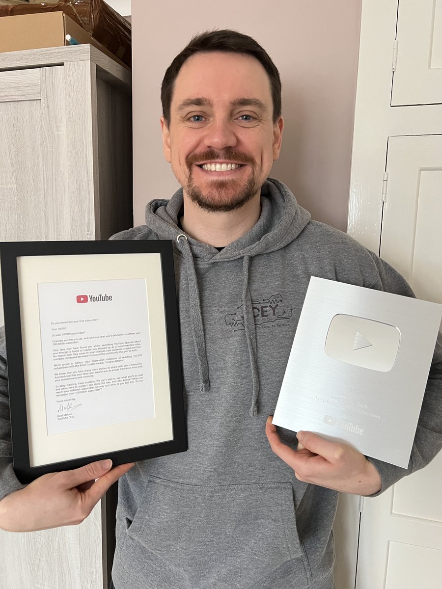 100,000 YouTube Subscribers. Thank you 🥹