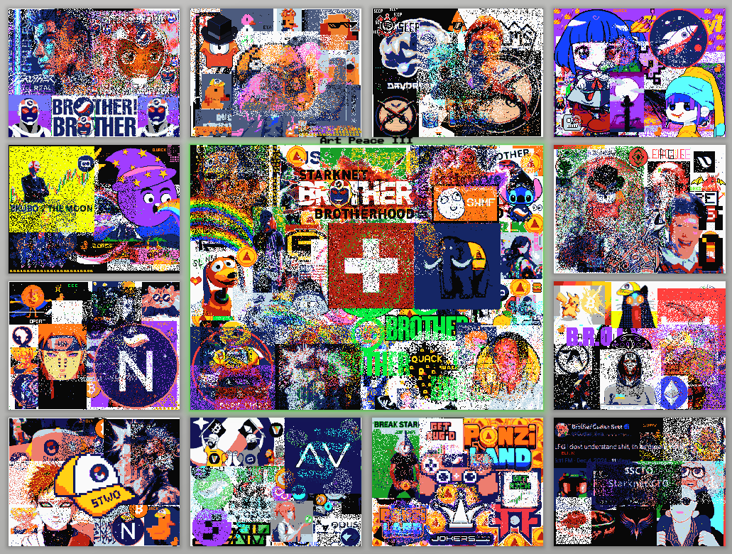 gengingola's tweet photo. Dayuuummmm!! Brooooo folks are pixeling on @Starknet like their lives depend on it, I'm impressed 🐺🐺 https://t.co/RtfpMy4R7p