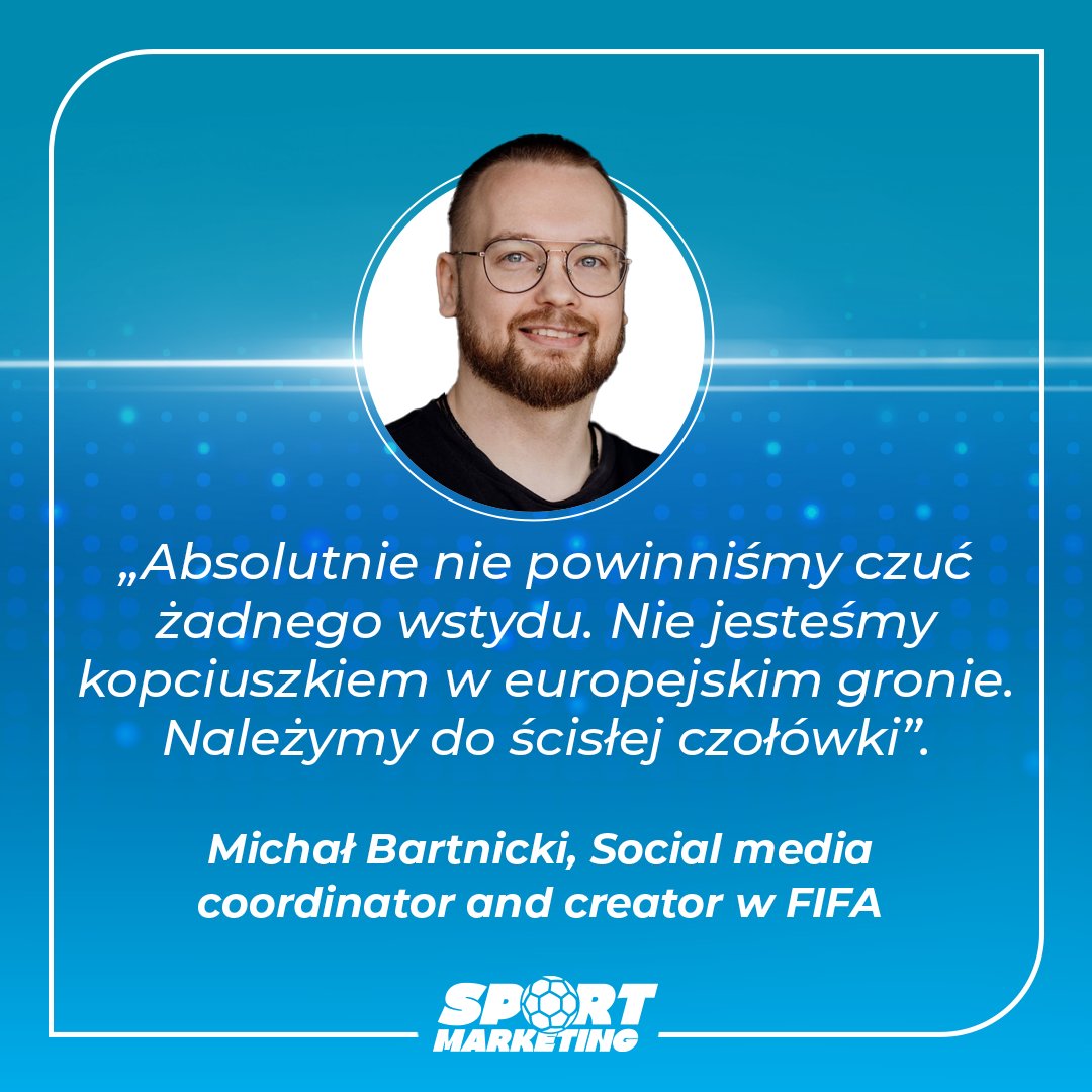 POLSKA GUROM w sportowych social mediach! 🥳

Zapraszamy na wywiad z <a href="/MichalBartnicki/">Michał Bartnicki</a>, koordynatorem mediów społecznościowych #FIFA i wykładowcą na kierunku Zarządzanie w Sporcie <a href="/KozminskiUni/">Kozminski University</a> 📰

⏩sportmarketing.pl/wywiady/76855/…