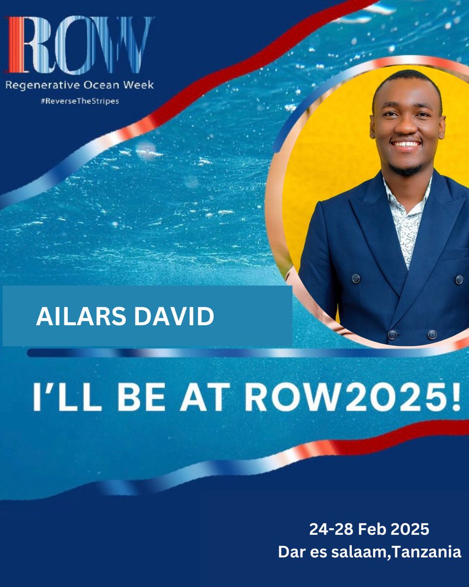 AilarsD's tweet photo. Happening today! 🌊 Thrilled to attend the Regenerative Ocean Week (ROW) and be part of the movement driving ocean innovation and sustainability!

Big thanks to @OceanInnovatio1 , @OceanHubAfrica, @IUCN x @GrtBlueWall ,and Ocean &amp; Climate

Lets Connect

@ParksReserves
@SOAlliance https://t.co/mPrGya5flC