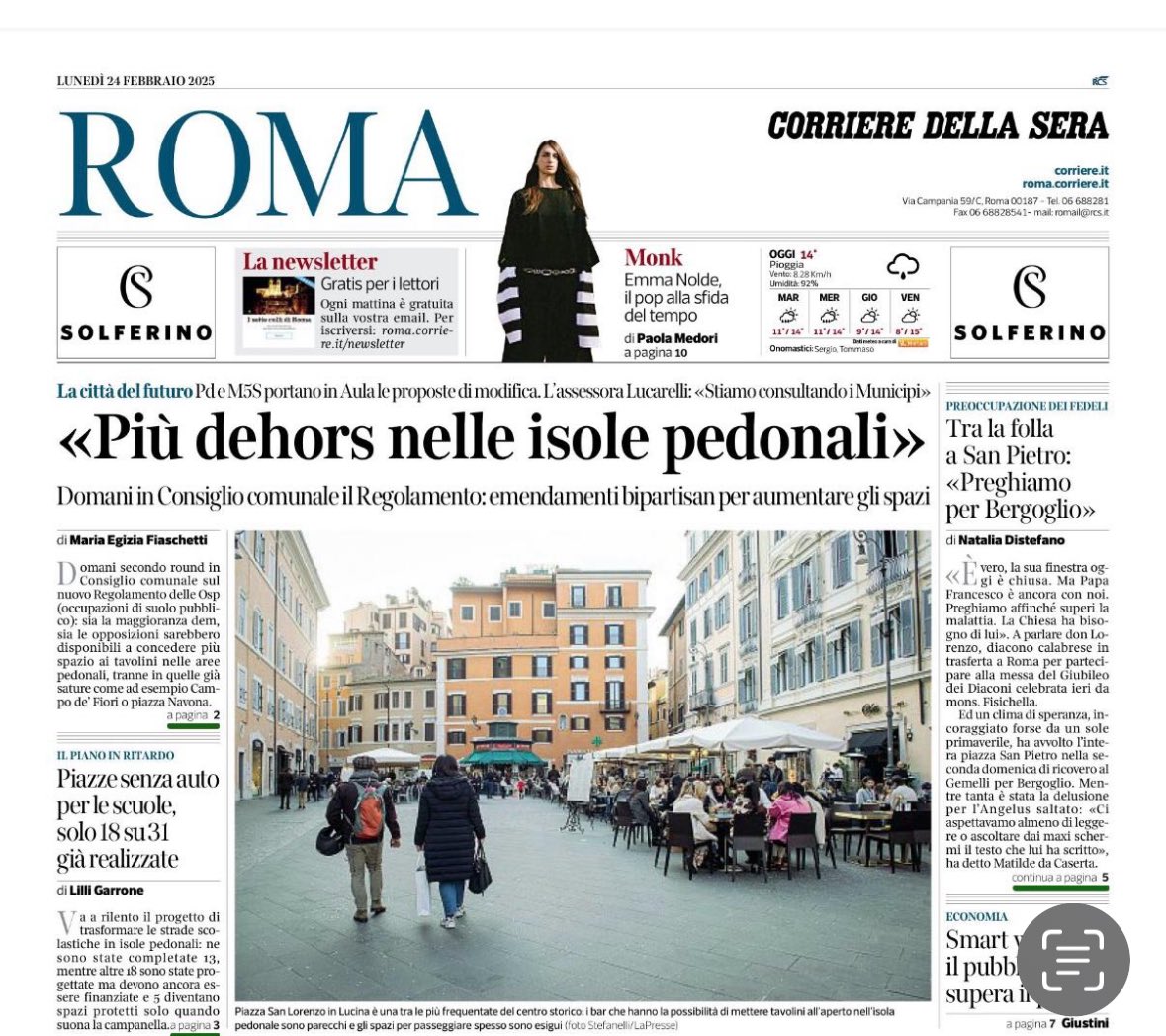 Ma certo, ce mancava qualche tavolino  in centro ! <a href="/gualtierieurope/">Roberto Gualtieri</a>