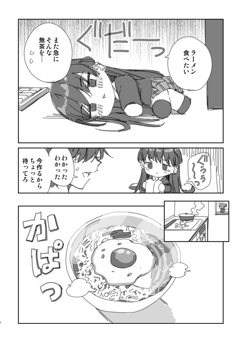 ある日突然彼女が小さくなった 3日目 