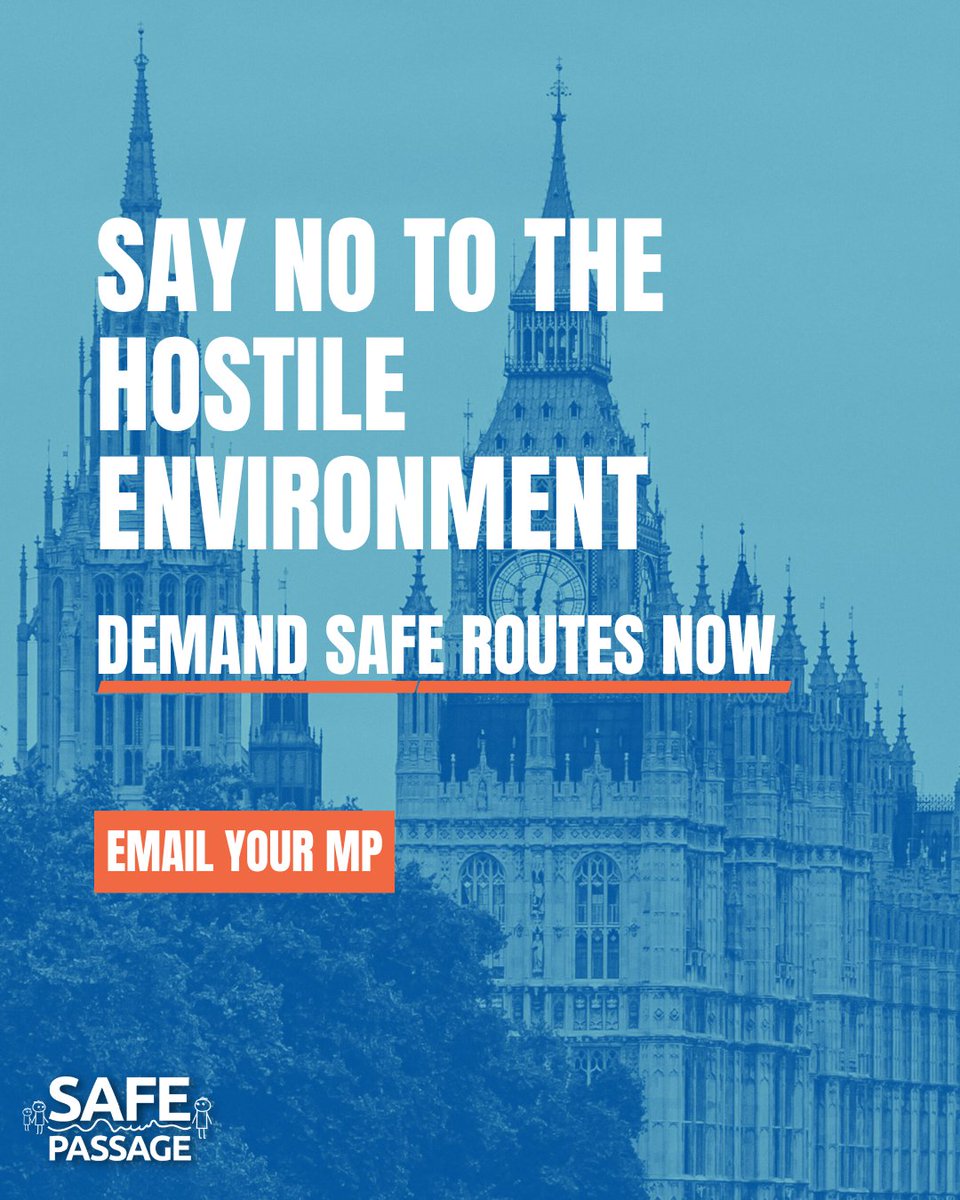 🚨 First, another security-obsessed immigration bill. Then, live deportations on TV. Now, a refugee citizenship ban.

We won't stand for this. Write to your MP now and demand solutions that work, starting with safe routes &amp; a fair family reunion system 👇

act.safepassage.org.uk/ask-your-mp-op…