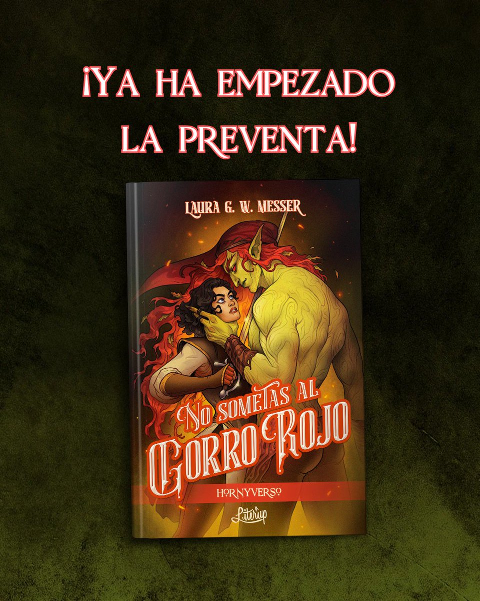 ¡Ha empezado la preventa de 'No sometas al gorro rojo', de <a href="/LauraGWMesser/">Lady Winden Grimaud</a>!

Puedes conseguir la edición limitada con barniz UVI. ¡Solo 60 ejemplares!

Con un 5 % y postal nacarada de regalo.

¡Que no se te escape!

Consíguelo en: tienda.literup.com/product/no-som…