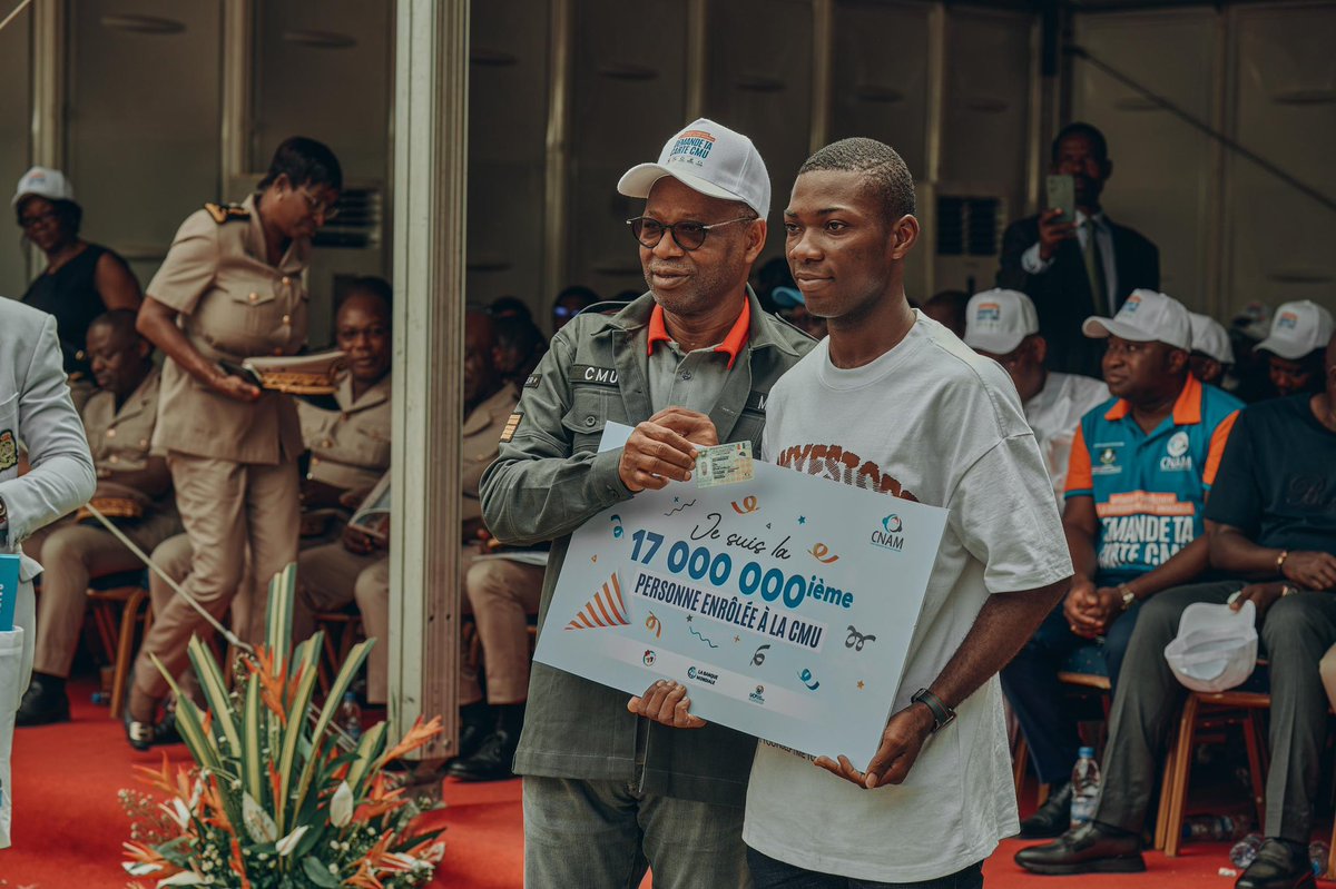 𝐄́𝐭𝐚𝐩𝐞 𝐝𝐞 𝐆𝐫𝐚𝐧𝐝 𝐁𝐚𝐬𝐬𝐚𝐦 : 𝐂𝐚𝐫𝐚𝐯𝐚𝐧𝐞 𝐝’𝐞𝐧𝐫𝐨̂𝐥𝐞𝐦𝐞𝐧𝐭 𝐚̀ 𝐥𝐚 𝐂𝐌𝐔
Lancement de la campagne d’enrôlement CMU à Grand-Bassam ! Protégez votre santé, c'est un droit pour tous.
Venez vous inscrire au village #CMU jusqu’au 24 février.