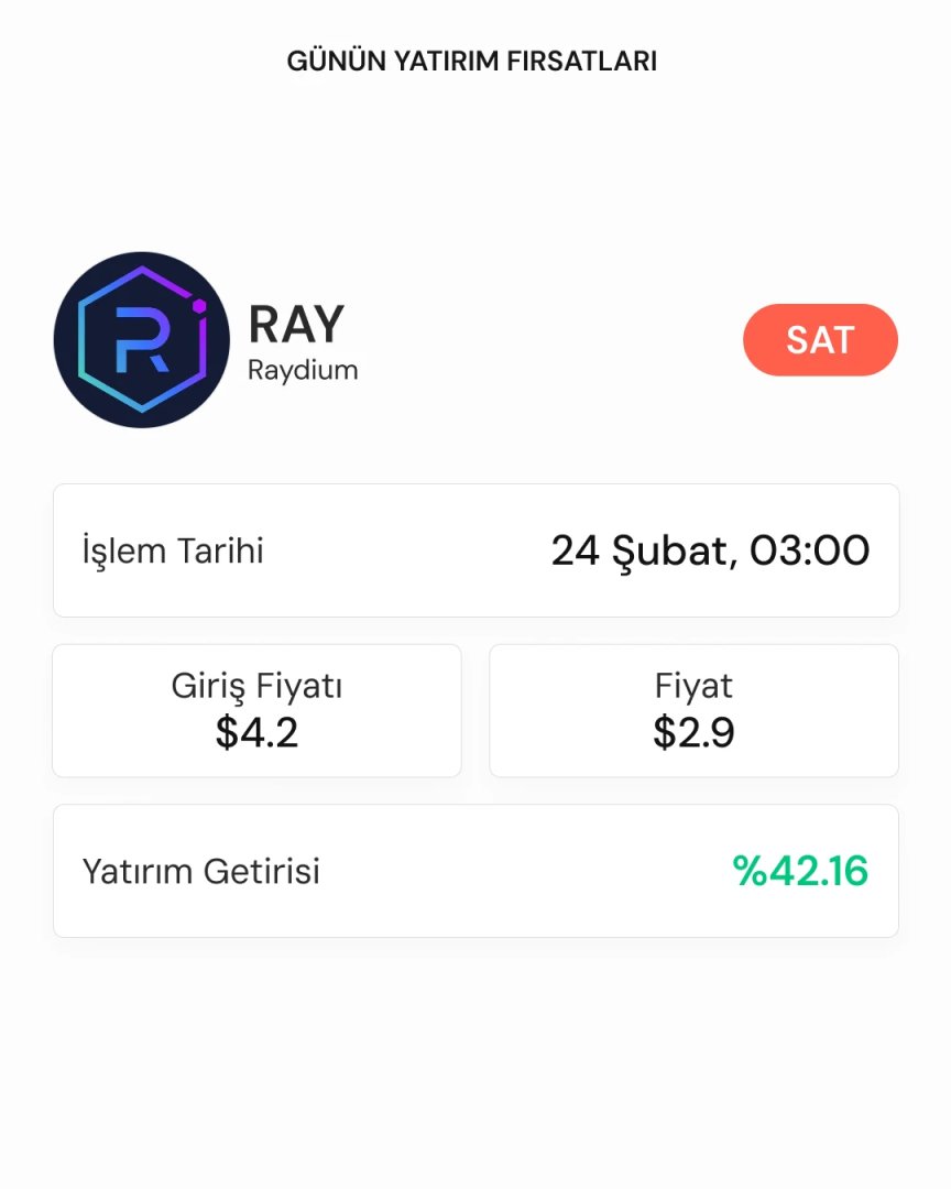 BiyondTurkiye's tweet photo. 🔍 #Raydium (#RAY) için uzun pozisyon önerimiz büyük kazanç sağladı!
📊 Toplam Kar: %42.16

Biyond'un Günün Yatırım Fırsatları'na anında erişim için hemen kaydolun!

#Biyond #KriptoPara #TicaretFırsatları #KriptoYatırım #Vanguard https://t.co/4l1nNFoHoq