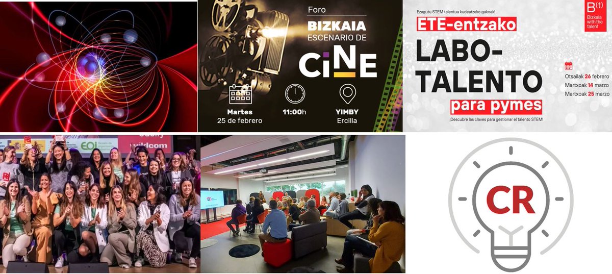 BizkaiaEmpresa's tweet photo. #BizkaiaDenontzat
❗️ Esta semana en la agenda de Beaz
2⃣4⃣ Tecnologías cuánticas en las empresas #biqain
2⃣5⃣ Foro Bizkaia, escenario de cine
2⃣6⃣ #LaboTalento
2⃣6⃣ #FemaleFoundersDay Bilbao
2⃣7⃣ Pintxo #BICBizkaia
2⃣8⃣ Creación Empresas Innovadoras‼️
https://t.co/APokOH7kiJ https://t.co/oVagHxt5e1