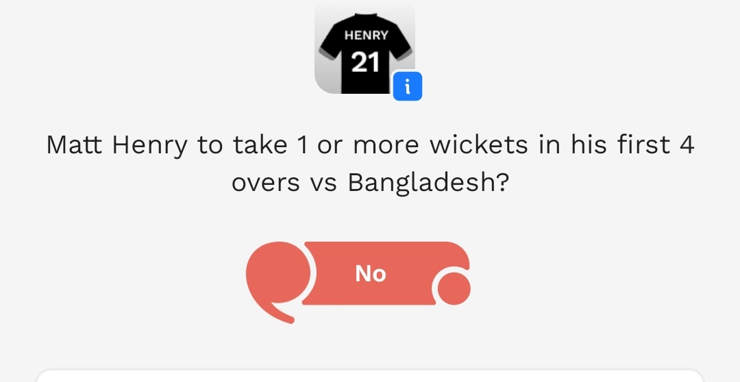 MaviVinit's tweet photo. @probo_india @Probo_Cares 

Hello probo reps, this is a humble request from you that you please create more events like below on bowlers , we are a group of 15-20 friends in college hostel and we trade only on these kind of events as it is more convenient 

Please consider 🙏 https://t.co/74weLvSigW