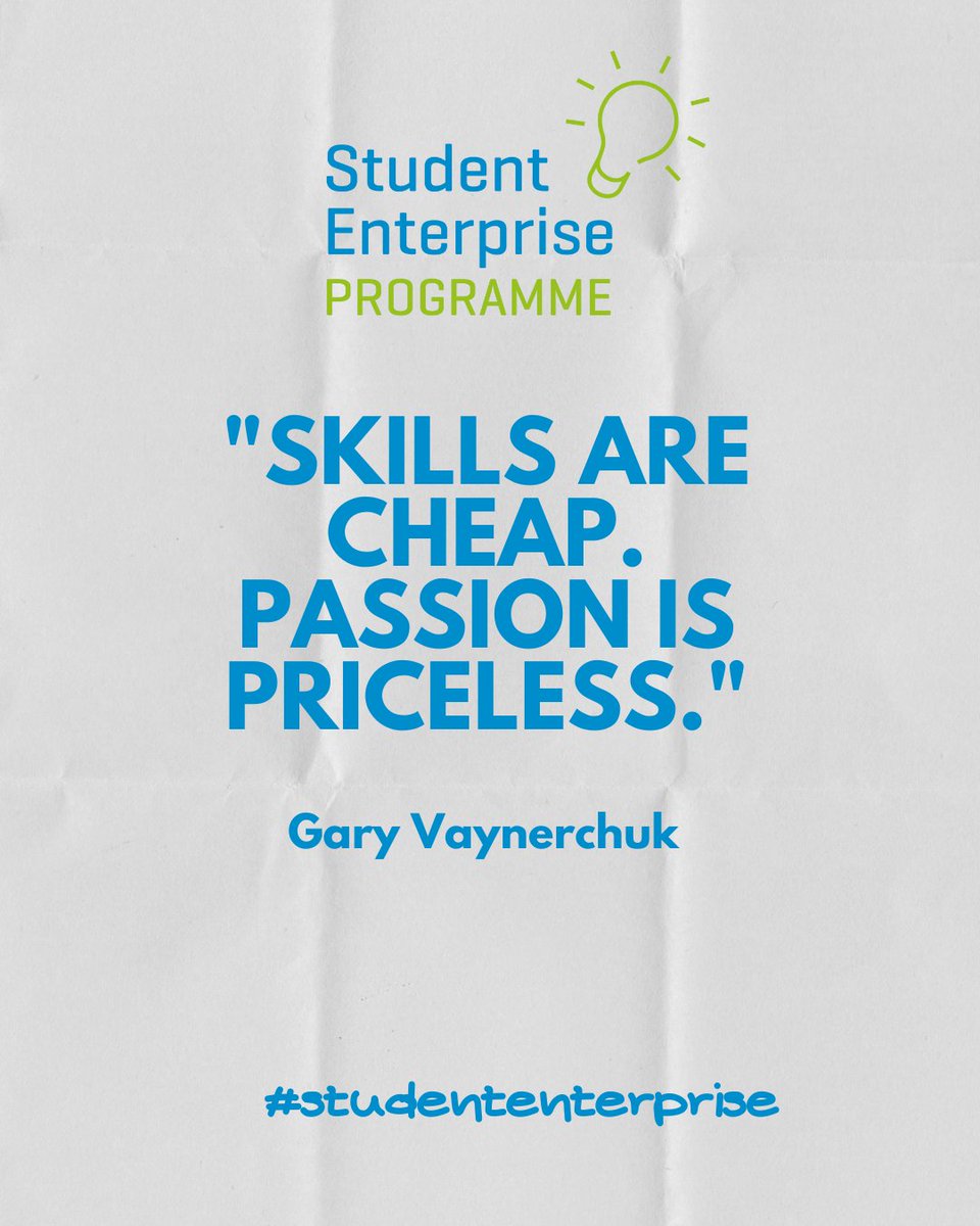 The County Finals kick off this week. Your mini business is great, but don't forget to bring your passion!

#studententerprise