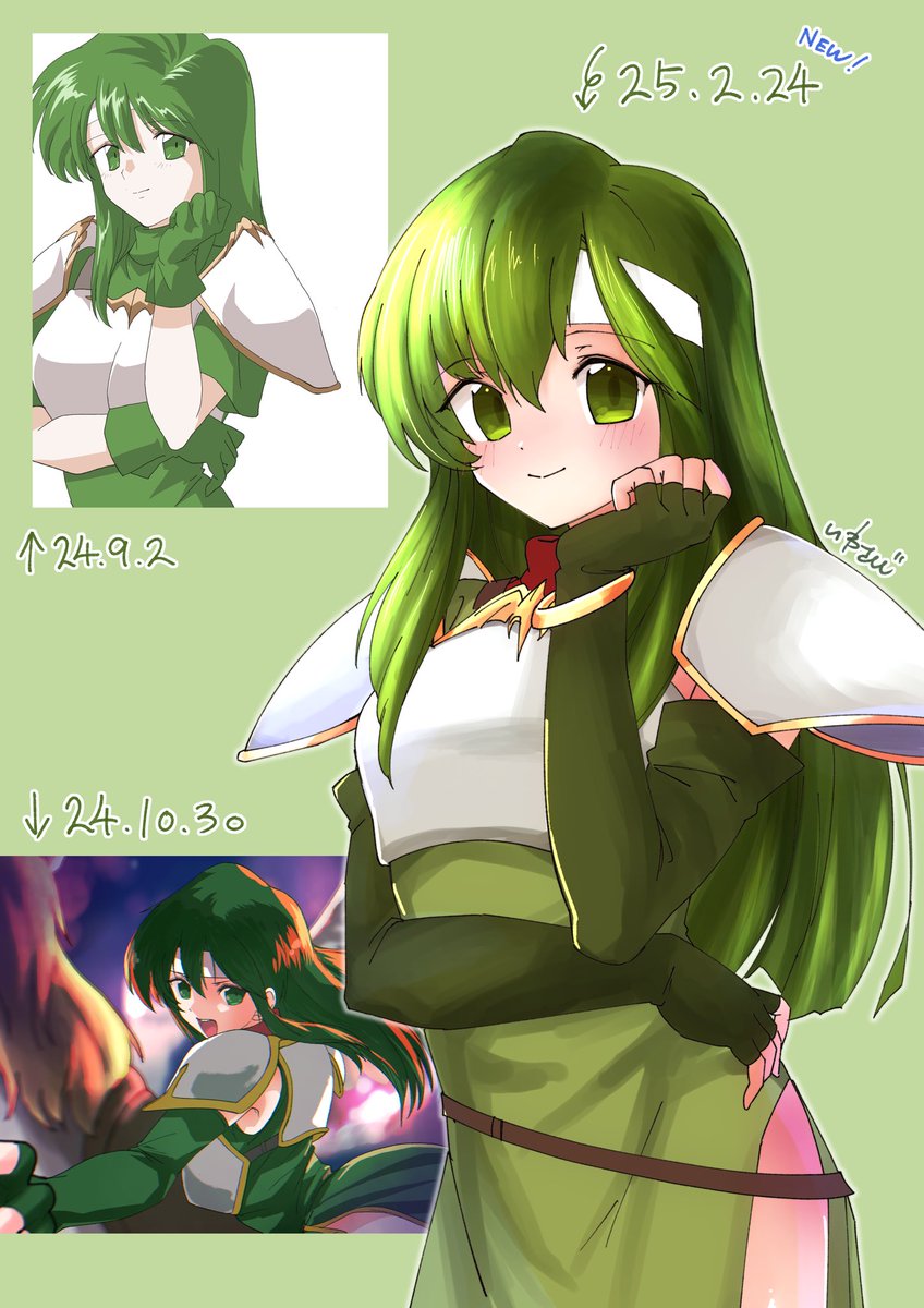 I_was_a_B's tweet image. 絵柄変遷〜パオラ編
何かと描く機会に恵まれてます✨