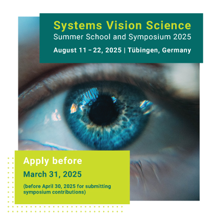Last chance to get your application ready: Join the #SystemsVision   Science #SummerSchool &amp; #Symposium!

🗓️ Aug. 11-22, 2025
📍Tübingen, Germany
⏰ Application deadline: March 31
👉 summerschool.lizhaoping.org
#neuroscience #computationalscience #visionscience #vision