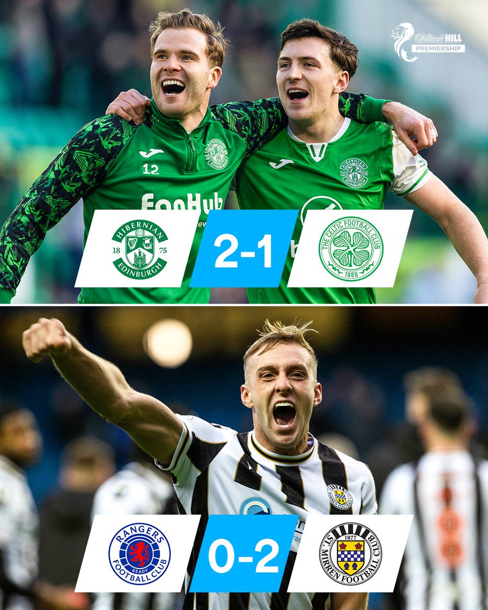 For the first time in 7⃣ years...

Both Celtic &amp; Rangers lost a domestic match on the same day! 👀

<a href="/HibernianFC/">Hibernian Football Club</a> | <a href="/saintmirrenfc/">St Mirren FC</a>