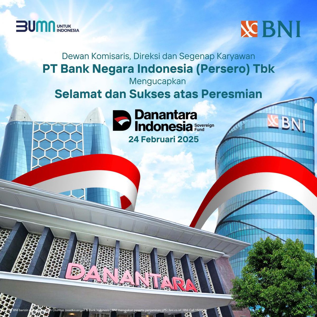 Congrats for the launching of Danantara, the new Indonesian Sovereign Wealth Fund and holding of the SOEs