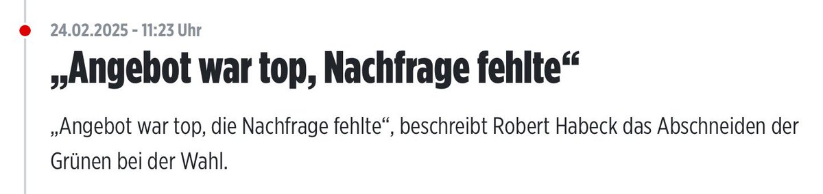 Was bleibt. #Habeck