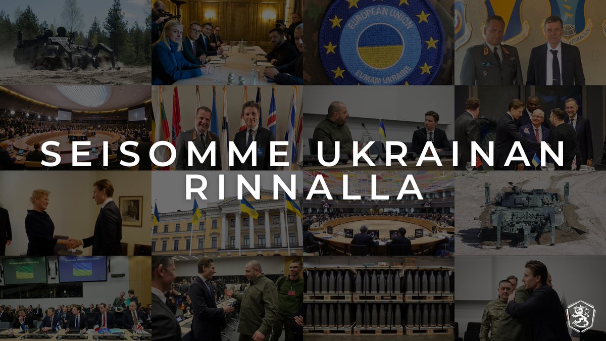 Tänään tulee kuluneeksi kolme vuotta siitä, kun Venäjä aloitti oikeudettoman hyökkäyssotansa Ukrainassa.

🇫🇮 jatkaa tukeaan Ukrainan aseman vahvistamiseksi niin taistelukentällä kuin neuvottelupöydässä. Sodan lopputulos määrittää Euroopan turvallisuutta pitkälle tulevaisuuteen.