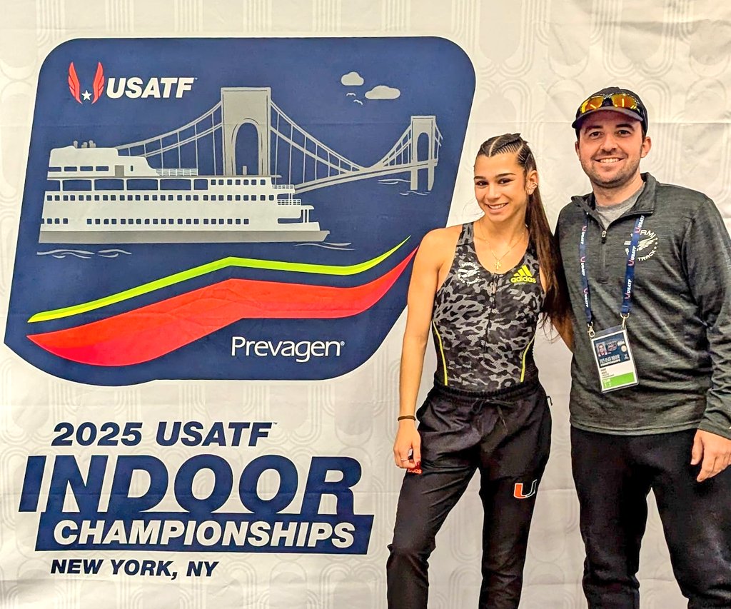 Natalie Varela racing <a href="/usatf/">USATF</a> Indoor Championships in New York! She qualified as one of 24 athletes in the 800m

Amazing experience and great performance running 2:02.75

Indoor season ✔️ now to Outdoors!

---
#usatf #trackandfield  #800m #running #miami #miamitrack #USATFIndoors