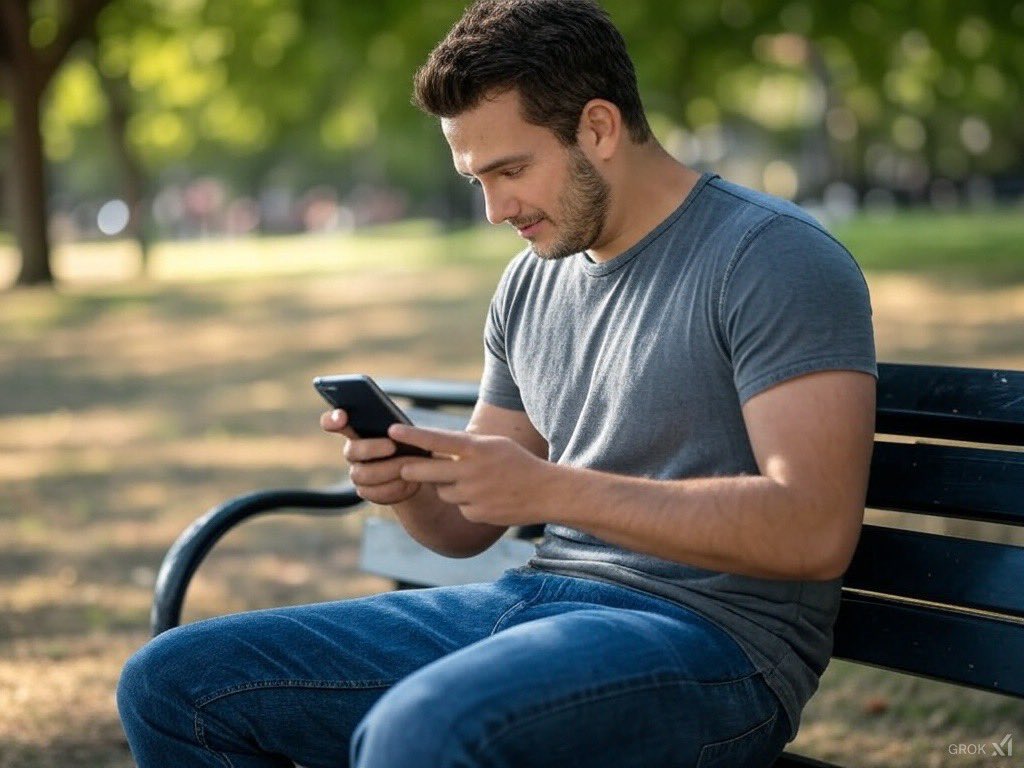 RoryCrave's tweet image. Just another beautiful day in the park, scrolling endlessly on my phone—why do I love wasting time like this? 😄 #PhoneAddict #ParkLife