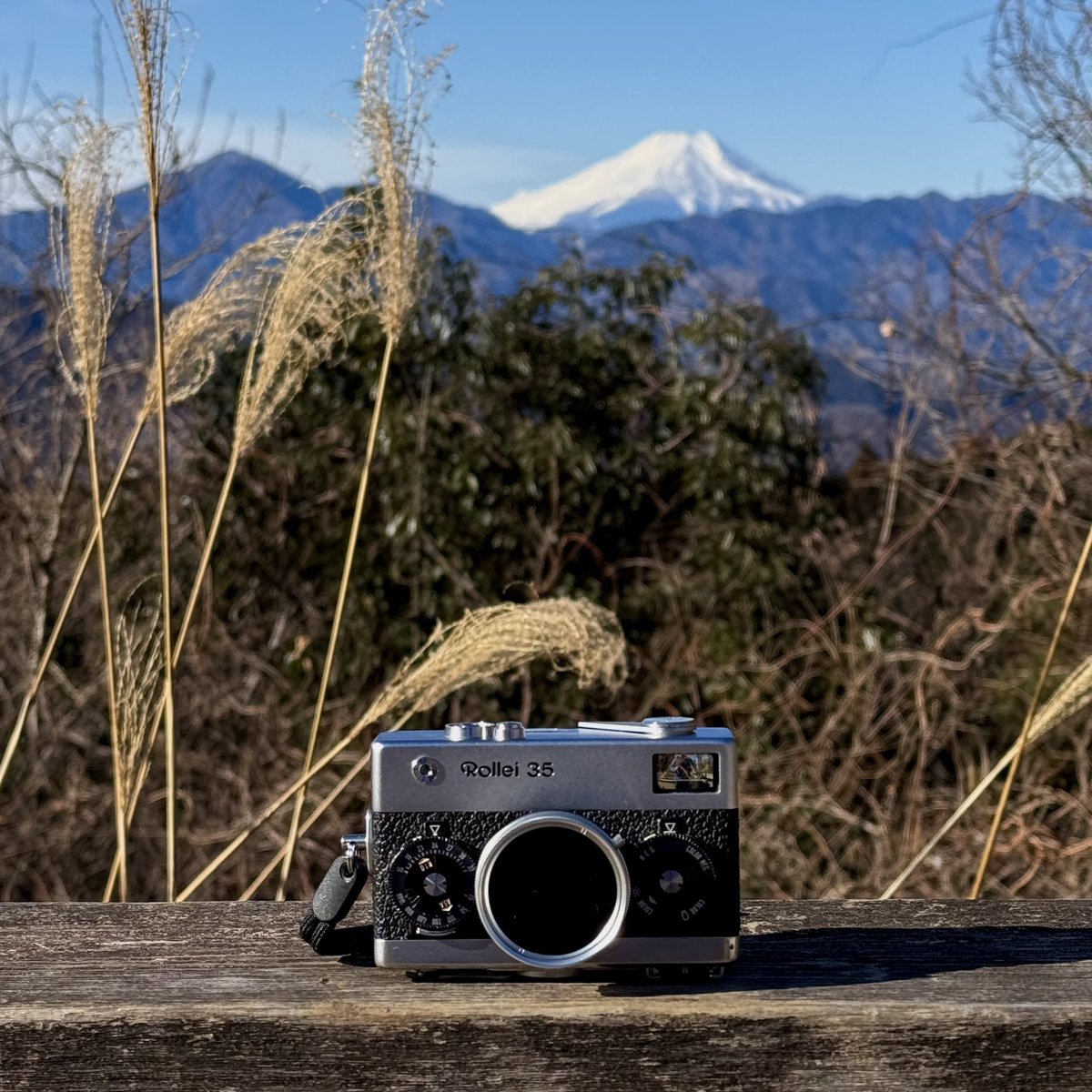 Rollei 35登山仕様と富士山