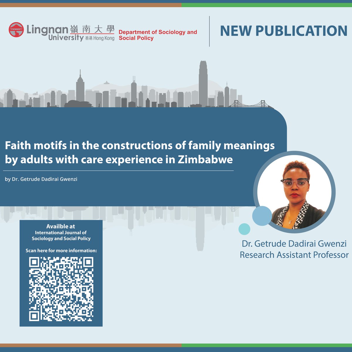 Department of Sociology and Social Policy (SOCSP) (@dsocsp) on Twitter photo The investigation of the role of faith and spirituality in care-experienced lives is an emerging area of study. This article by <a href="/Docta_GG/">getrudegwenzi</a> highlights the important role played by the church and belief in God in the context of transitioning from public state care in Zimbabwe. The investigation of the role of faith and spirituality in care-experienced lives is an emerging area of study. This article by <a href="/Docta_GG/">getrudegwenzi</a> highlights the important role played by the church and belief in God in the context of transitioning from public state care in Zimbabwe.