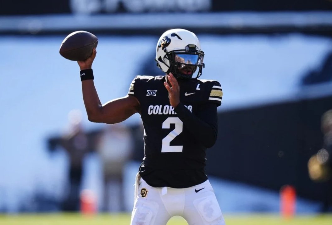 scores_news24's tweet photo. Colorado QB Shedeur Sanders will skip throwing drills at the 2025 NFL Scouting Combine to focus on team interviews. A strategic move as he prepares for the next step in his football career! 💪 #NFLCombine #ShedeurSanders #NFLDraft https://t.co/50PrfmnJBy