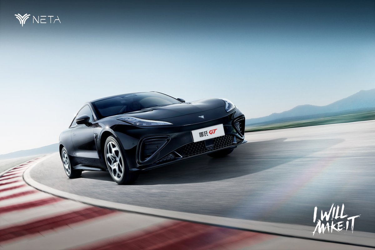 netaautoglobal's tweet image. Neta GT, racing down the track, unleashing pure driving adrenaline while striking the perfect balance between speed and aesthetics.
#NetaAuto #NetaGT #WowNeta