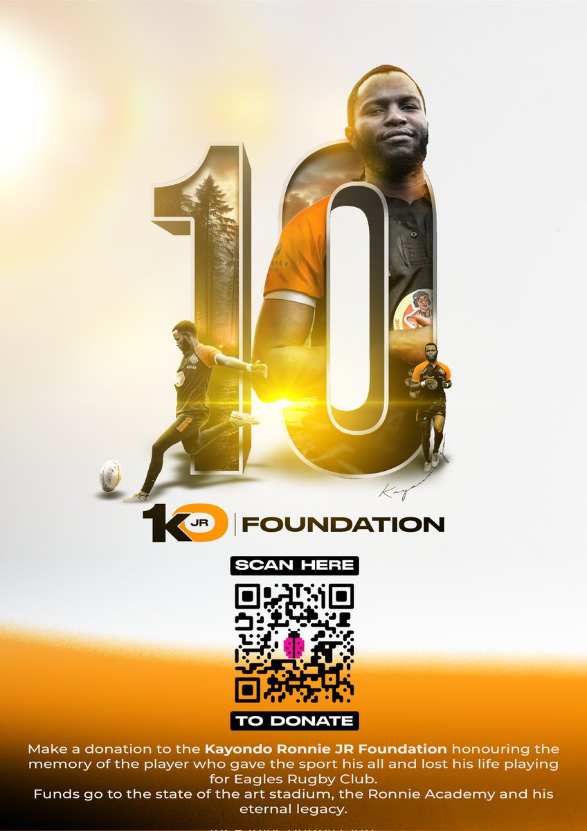 RfcEagles's tweet image. Legends never die. 🏉 🦅 Kayondo Ronnie&apos;s passion for rugby lives on! 
Through the Kayondo Ronnie Foundation, we&apos;re: 
🏟️ Building stands in his memory 
🏉 Inspiring and training kids to play and love rugby.
Let&apos;s push this together! 
Donate here:
tip.vanvaa.com/?q=MTcxMg==