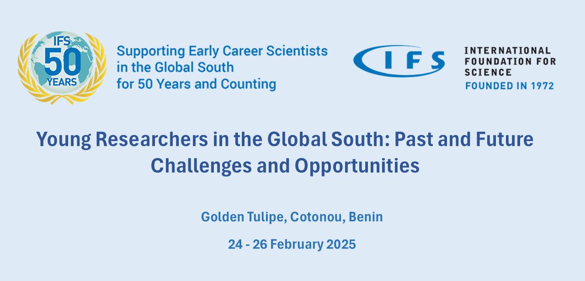 INTERNATIONAL FOUNDATION FOR SCIENCE tweet media