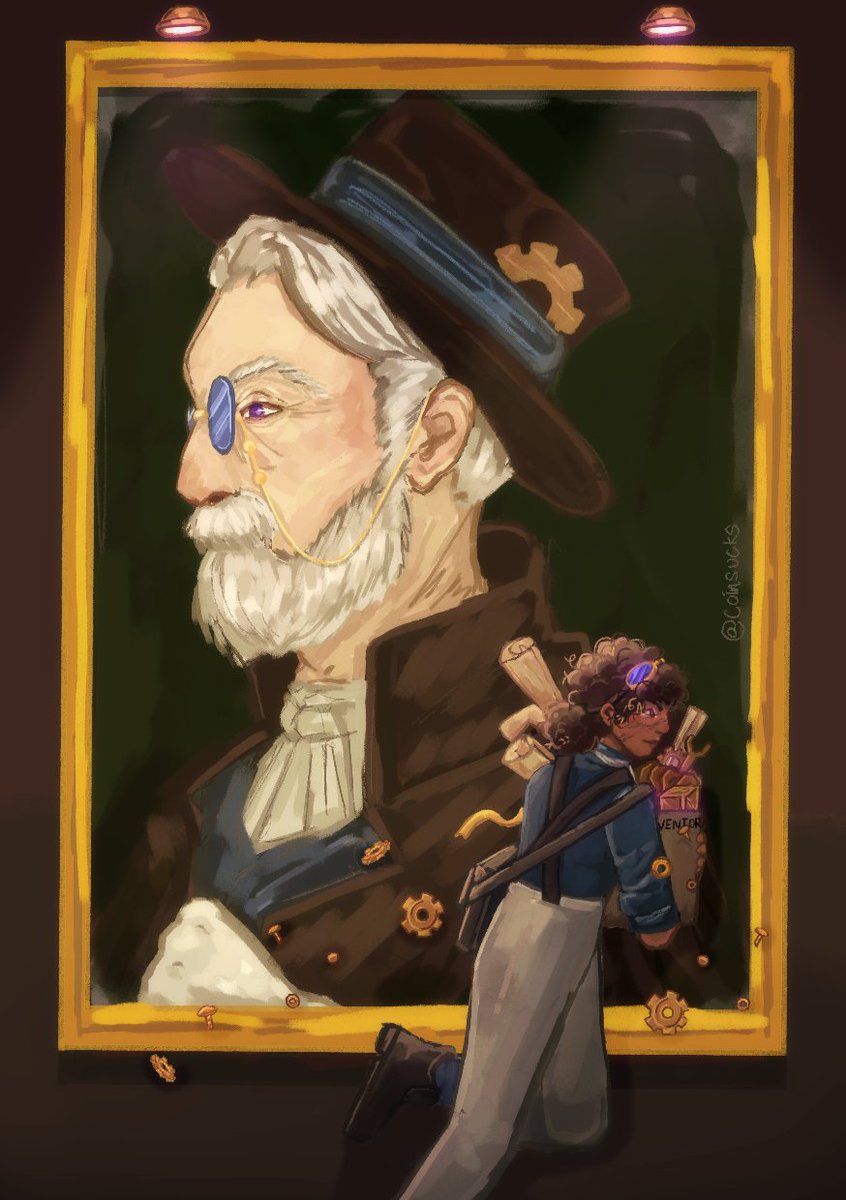 Coinsucks's tweet image. //Kinda Wonderlust spoilers (?)

The "Inventor.” #jrwi