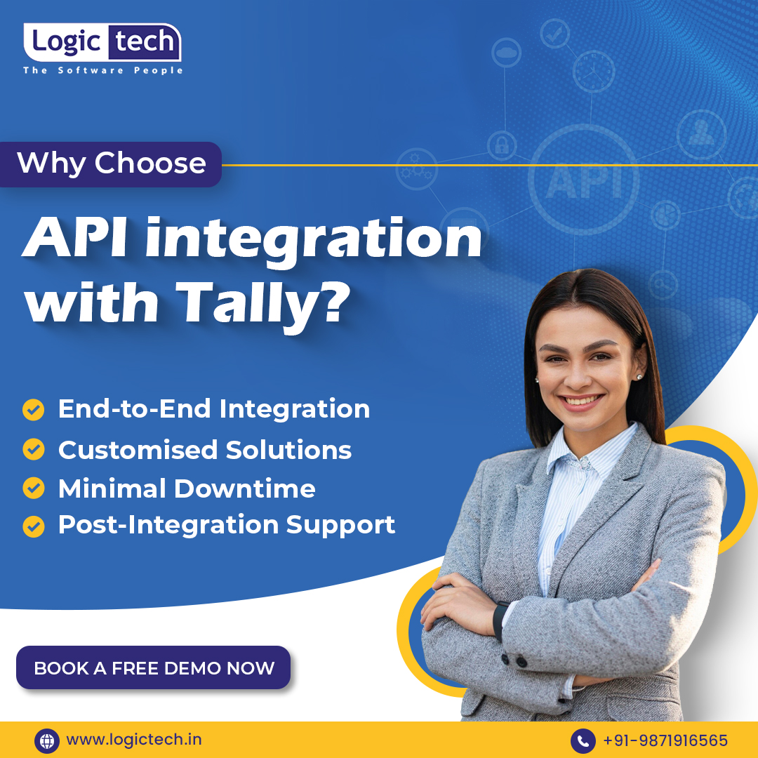 LogictechSol's tweet image. Tired of juggling multiple tools that don’t sync with each other?
API Integration with tally, can create a connected ecosystem where all your critical business data flows freely. 📊
Book a FREE consultation today! 💬
#APISolutions #AccountingSoftware #IntegrationServices