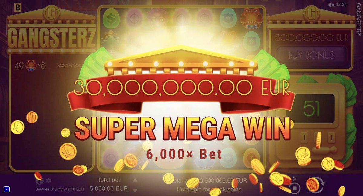 MONDAY SLOT REVIEW IS THE BEST OPTION ⚡️🔥

🧨 RTP: 96.30%
🧨 Volatility: Very High
🧨 Developer: #Bgaming

Gangsterz is a slot with elements of Match-3 games and Refilling reels. A win is achieved when 5 or more identical symbols drop adjacent to each other vertically.