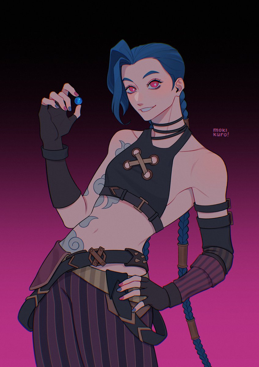 mokikuro's tweet image. my favorite tinkerer 🛠️ #jinx